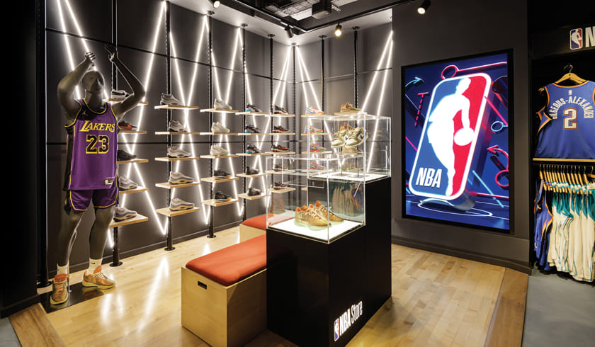 Ánh sáng trong cửa hàng bán lẻ