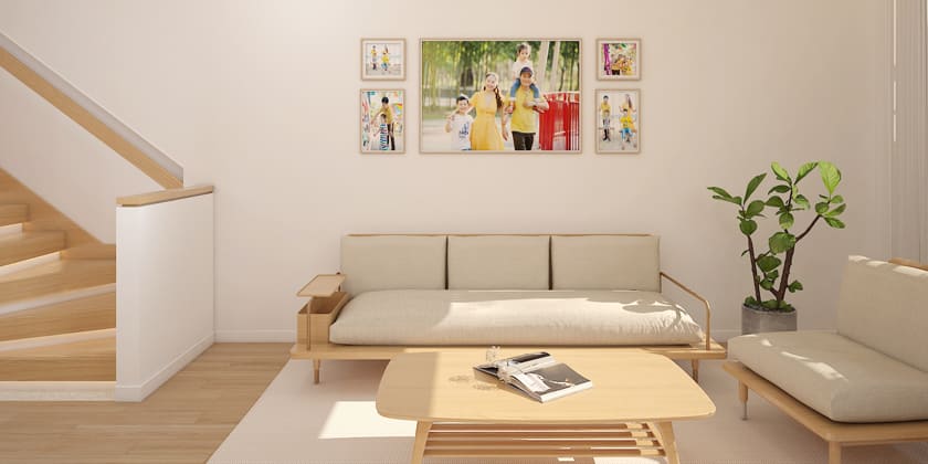 Nội thất tối giản cho nhà nhỏ