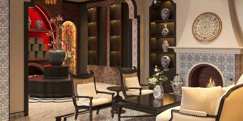 Nội thất biệt thự Bát Tràng - Chị Nhàn