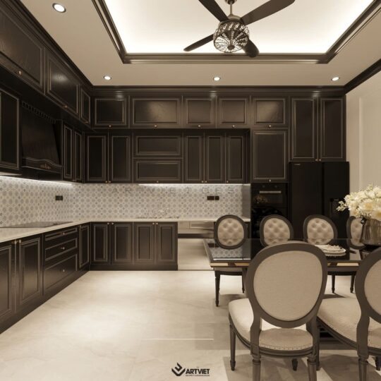 Nội thất biệt thự Bát Tràng - Bếp - 1