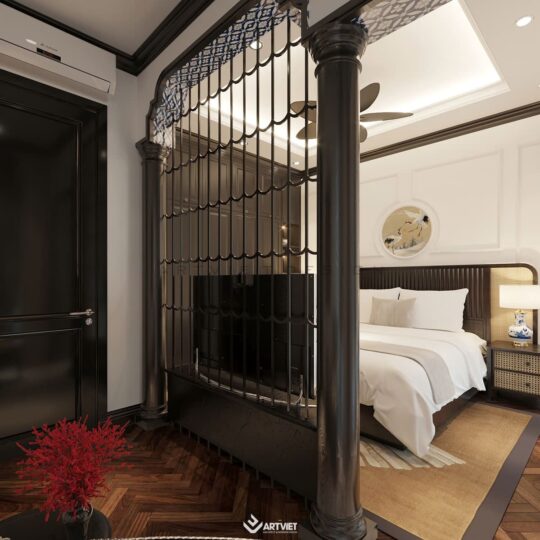 Nội thất biệt thự Bát Tràng - Phòng ngủ con trai nhỏ - 2