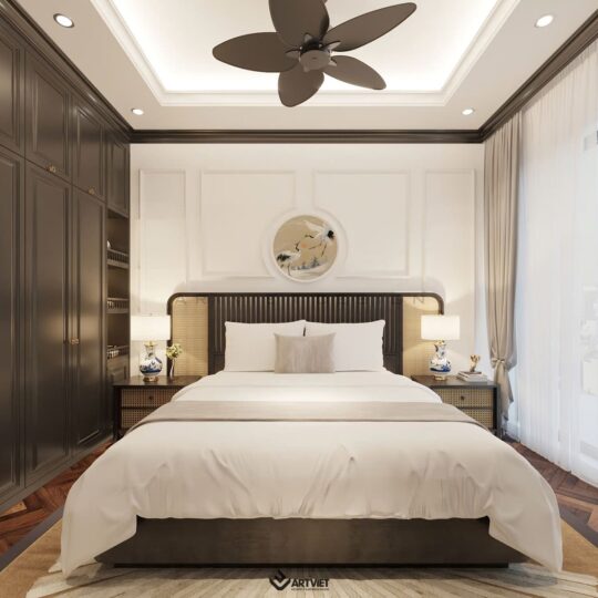 Nội thất biệt thự Bát Tràng - Phòng ngủ con trai nhỏ - 3