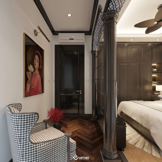 Nội thất biệt thự Bát Tràng - Phòng ngủ con trai nhỏ - 4