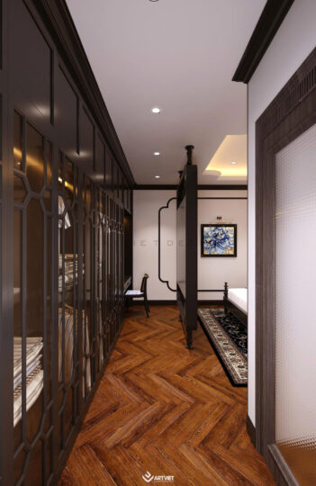 Nội thất biệt thự Bát Tràng - Phòng ngủ master - 3