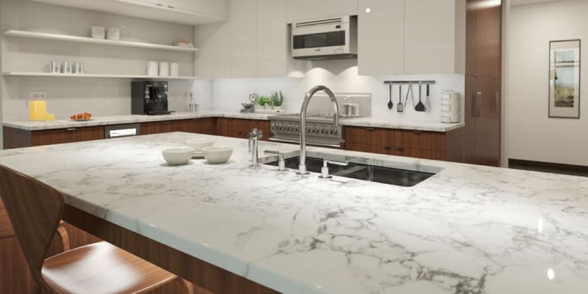 Ốp bếp bằng đá Nano hay đá tự nhiên?