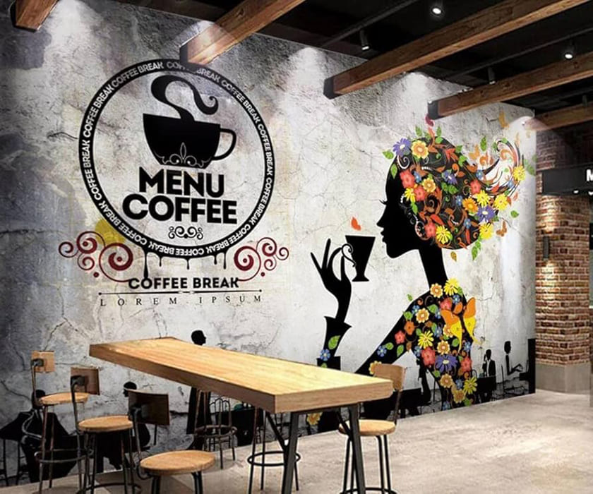 Góc check-in quán trà sữa