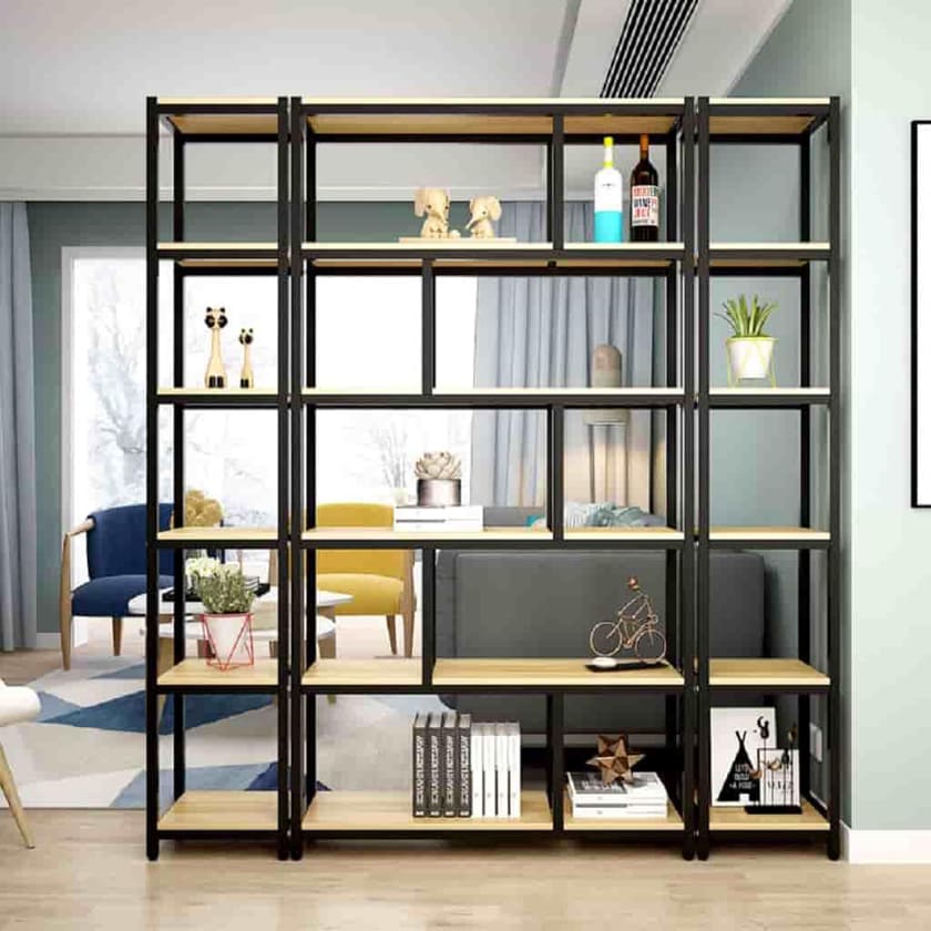 Kệ sách kiêm vách ngăn phòng