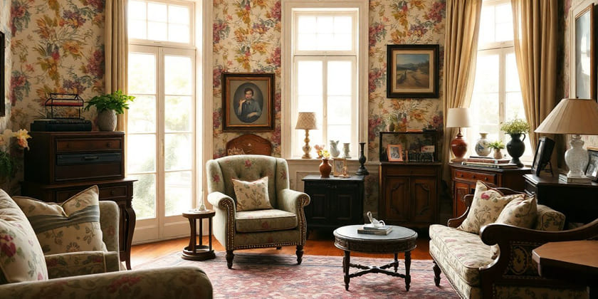 Phong cách nội thất Grandmillennial