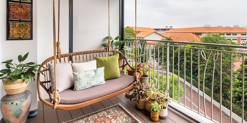 Phong thủy trong thiết kế ban công