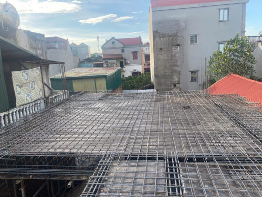 Thi công biệt thự Tình Quang Long biên - tầng 1 - 1