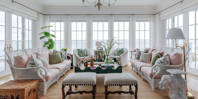 Phong cách thiết kế Coastal grandmother