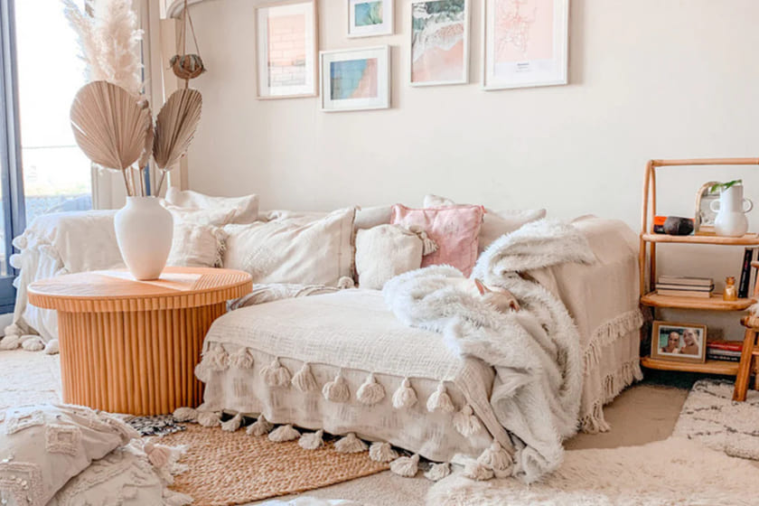 Phòng ngủ phong cách thiết kế Coastal grandmother