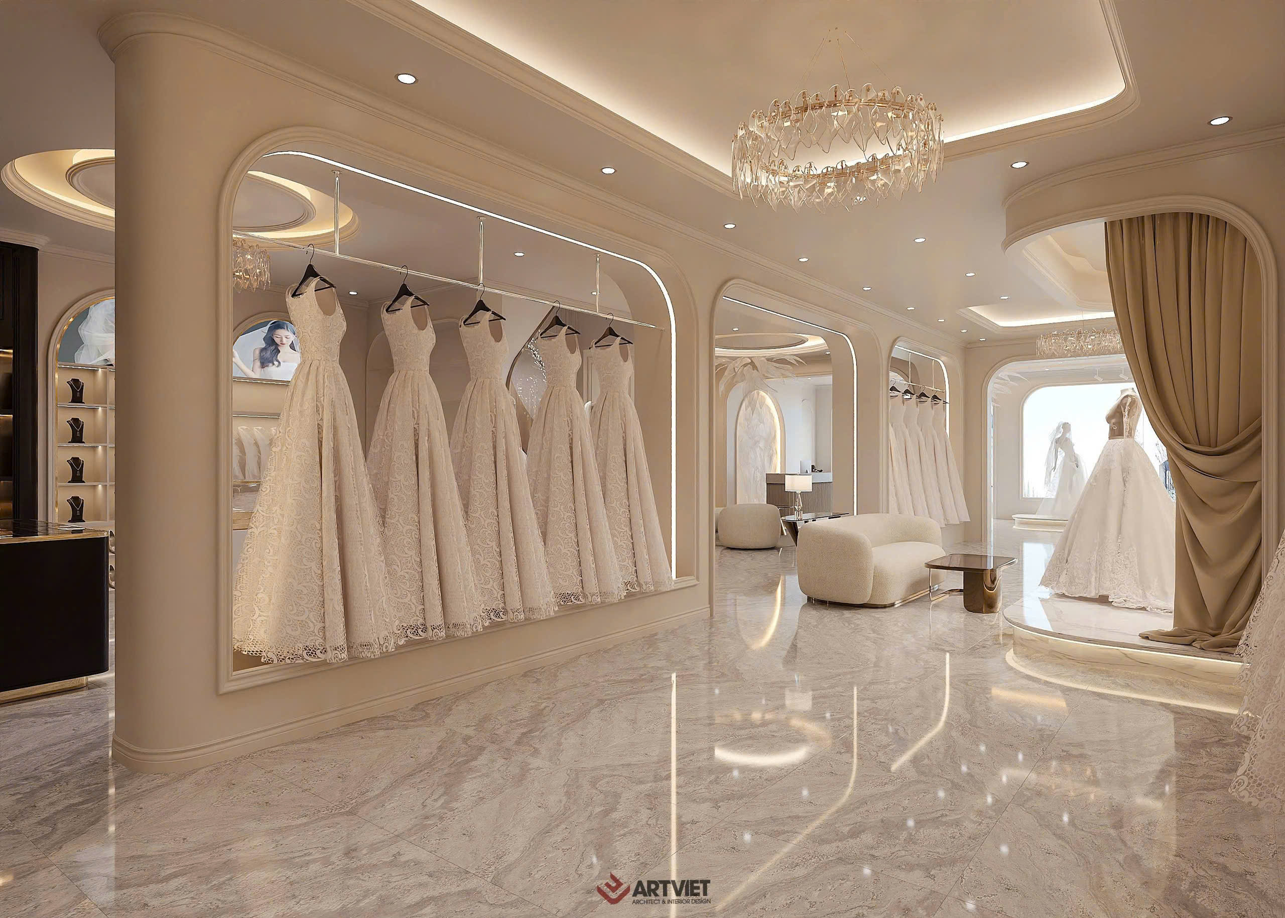 Thiết kế studio váy cưới 